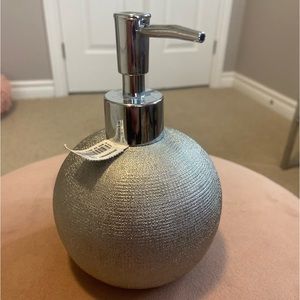 FREE WITH PURCHASE - Silver Ball Soap Dispenser